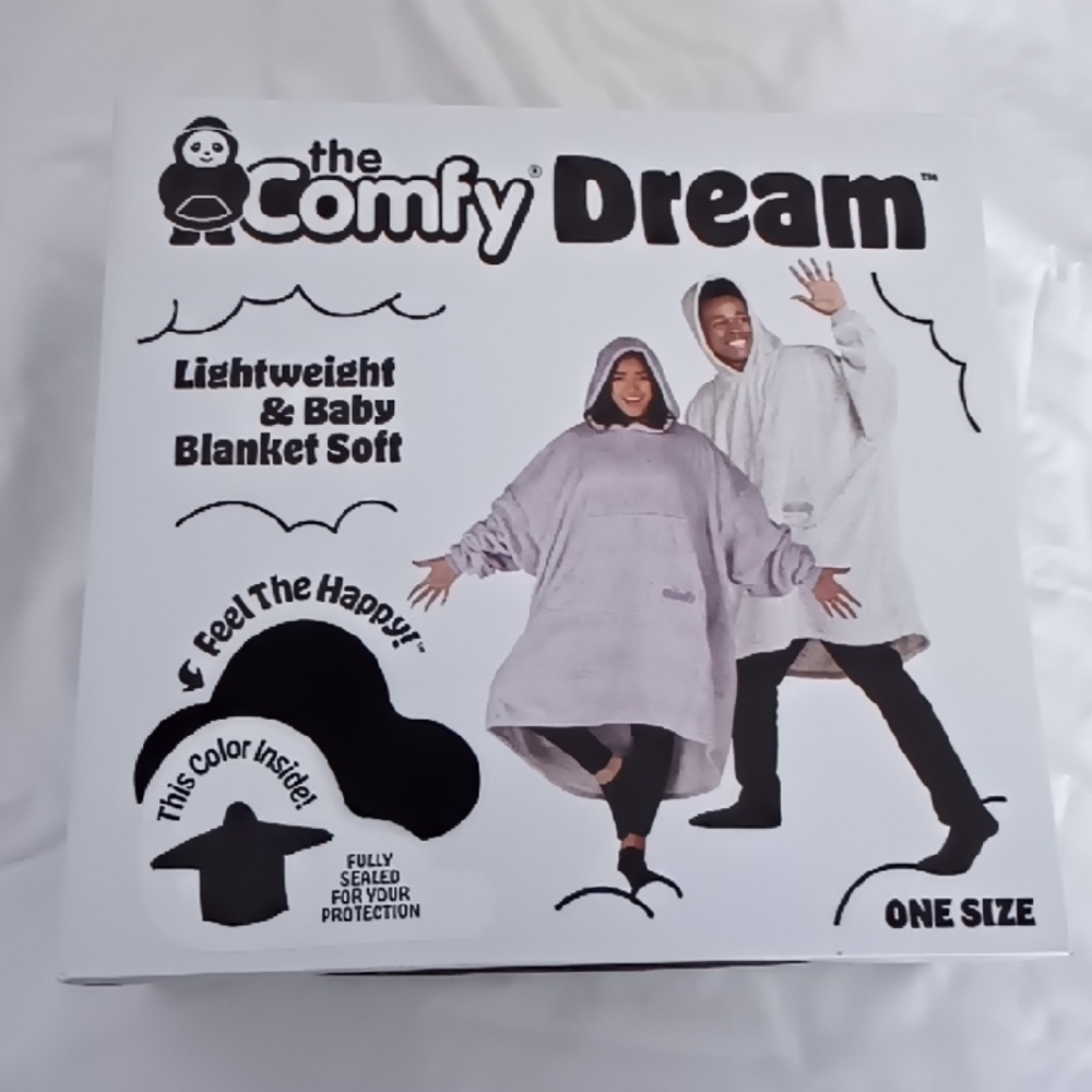 The Comfy Wearable Blanket, Oversized Design with Hood and Pocket